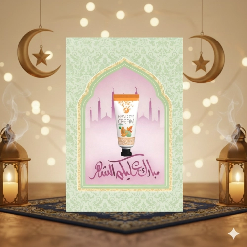 توزيعات رمضان ميني كريم اليد بابايا (5 قطع )