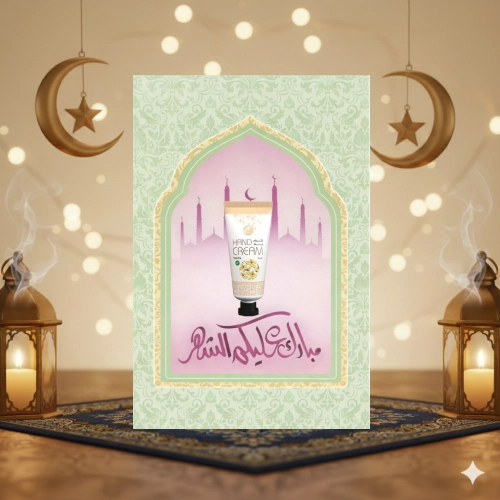 توزيعات رمضان ميني كريم اليد فانيلا (5 قطع )