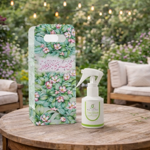 توزيعات العيد معطر المنزل سويت قاردن صغير - لون أخضر - كل عام وأنتم بخير ( 5 قطع )