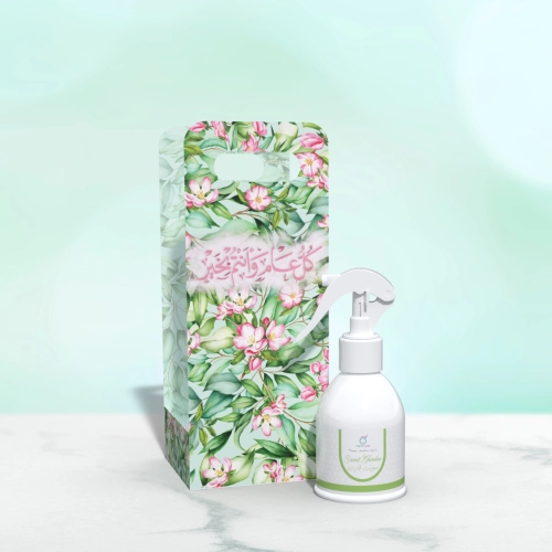 توزيعات العيد معطر المنزل سويت قاردن وسط - لون أخضر - كل عام وأنتم بخير ( 5 قطع )