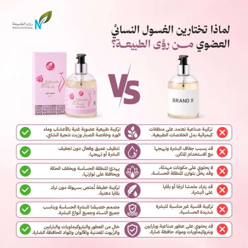 غسول نسائي عضوي