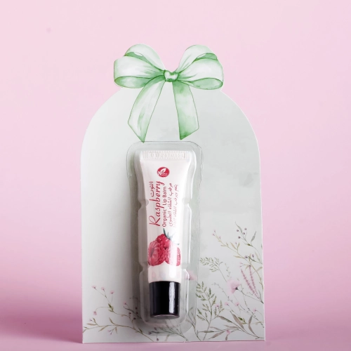 مجموعة توزيعات مرطب الشفاه بالتوت - كرت بدون نصوص - (5 قطع)