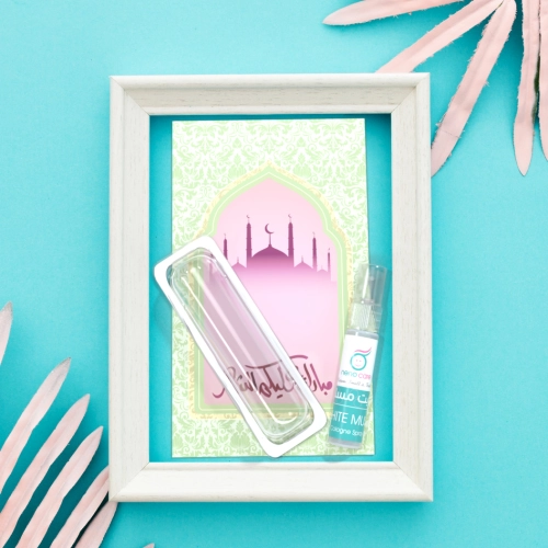 توزيعات رمضان ميني عطر وايت مسك ( 5 قطع )
