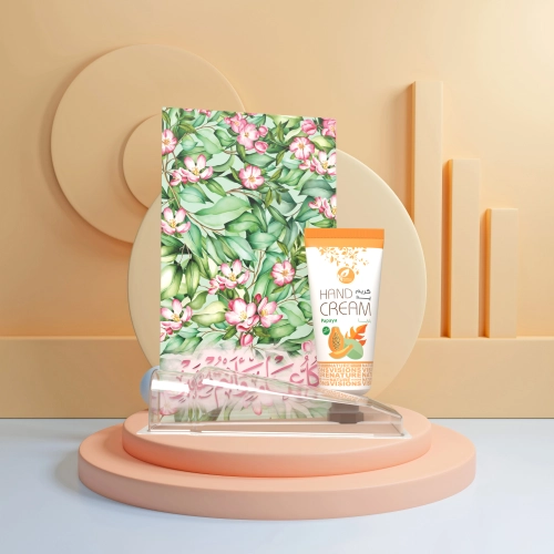 توزيعات العيد ميني كريم اليد بابايا - لون أخضر - كل عام وأنتم بخير ( 5 قطع )