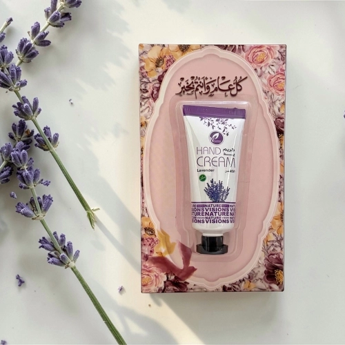 توزيعات العيد ميني كريم اليد لافندر - لون وردي - كل عام وأنتم بخير ( 5 قطع )