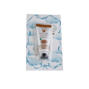 مجموعة توزيعات المواليد لون أزرق بدون نصوص - ميني كريم اليد لبان ( 5 قطع )