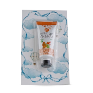 مجموعة توزيعات المواليد لون أزرق بدون نصوص - ميني كريم اليد بابايا ( 5 قطع )