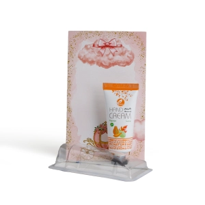 مجموعة توزيعات المواليد لون وردي بدون نصوص - ميني كريم اليد بابايا ( 5 قطع )