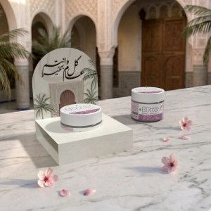 توزيعات ميني زبدة الجسم ساكورا - لون بيج - كل عام وأنتم بخير ( 5 قطع )