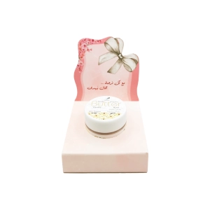 مجموعة علب توزيعات " فرحة " ميني زبدة الجسم فانيلا (5 علب)