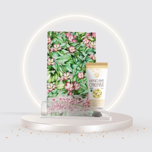 توزيعات العيد ميني كريم اليد فانيلا - لون أخضر - كل عام وأنتم بخير ( 5 قطع )