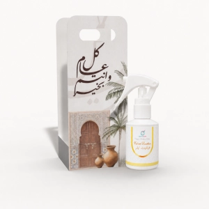 توزيعات العيد معطر المنزل فيلفيت ليذر صغير - لون بيج - كل عام وأنتم بخير ( 5 قطع )